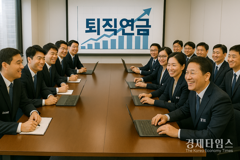 430조 원 규모의 퇴직연금 시장 새판 짜기 논의 AI이미지