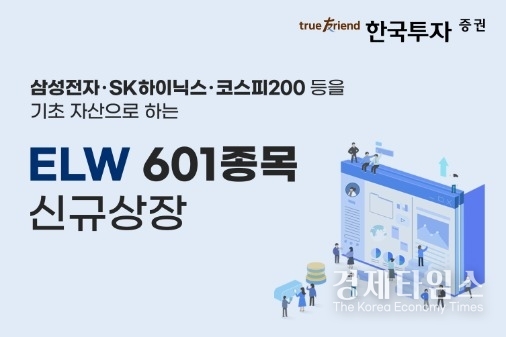 국금융지주 자회사인 한국투자증권은 주식워런트증권(이하 ELW) 총 601종목을 신규 상장한다./사진=한국투자증권