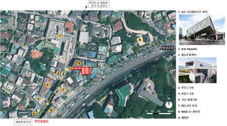 거점센터 위치도