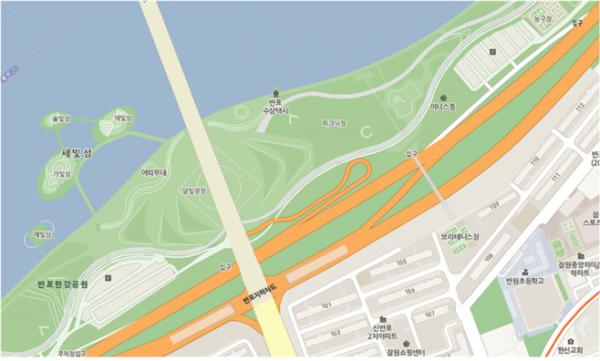 반포한강공원 수변무대