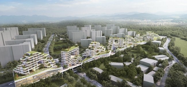 북부간선도로(신내IC~중랑IC) 도로 상부(25,000㎡, 1,000호): 도로 위에 인공대지를 설치하고 그 위에 주택을 건설하는 방식을 도입한다. 도로 가로막혔던 지역 간 단절을 회복하는 효과도 기대된다.