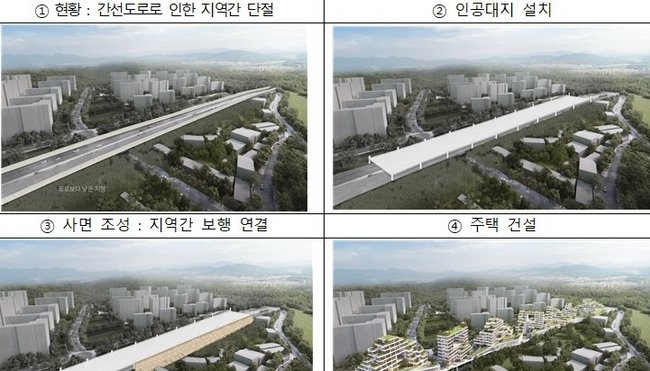 북부간선도로 입체화 과정