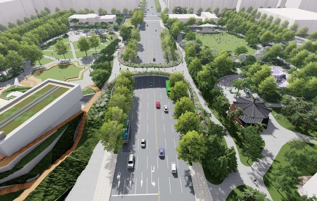 녹지연결로 조감도