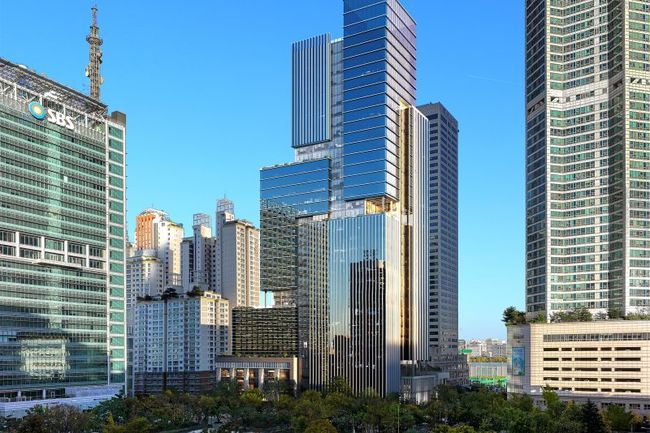 목동택지개발사업지구 내 중심지구에 위치한 목동 CBS 부지(6,730㎡)가 지역 발전을 견인할 뉴미디어 산업의 핵심 거점으로 다시 태어난다. 사진은 `조감도`