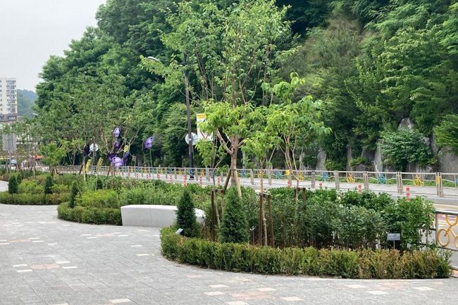 도시숲 안양시 자녀안심 그린숲 조성사례