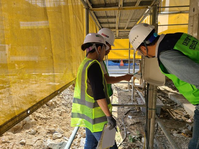 대전시, 안전보건지킴이와 소규모 건설현장 점검