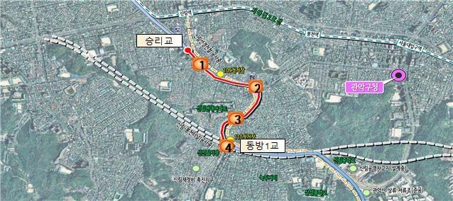 관악구, 별빛내린천 통수 단면 확대로 홍수 피해 예방 노력