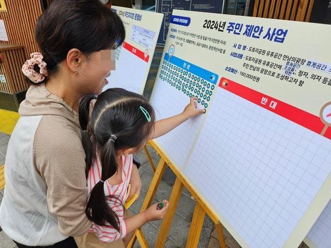 2024년 주민제안사업 투표