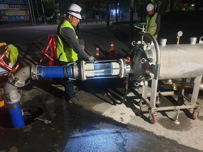 거창군, `맑은물 공급 위해 노후관 세척` 추진