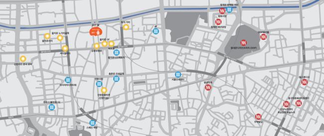 중구 인더스트릿 지도