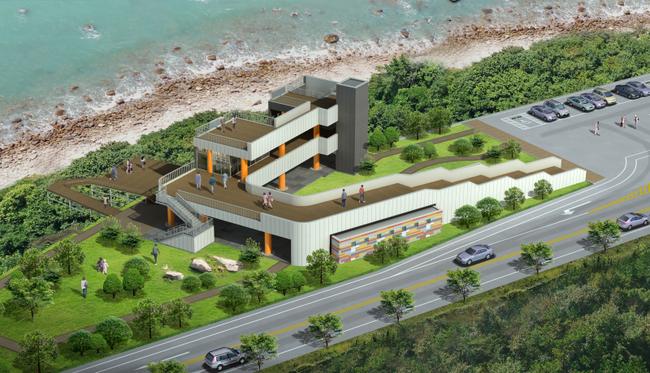 해안권 발전사업 연계 시범사업 조감도 - 고흥군 금의시비공원 조성