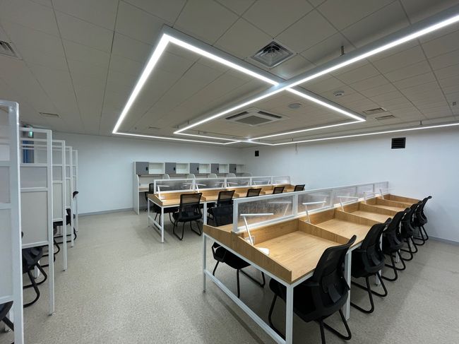 좌석 배치, 엘이디 조명 설치