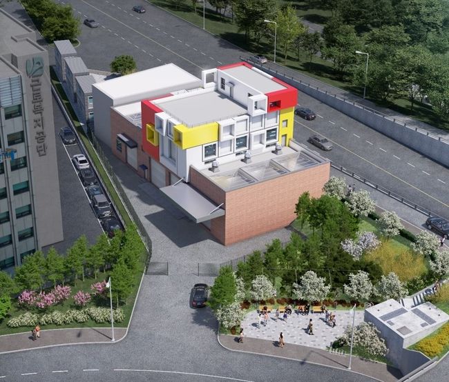 영등포 빗물 펌프장 신설 조감도