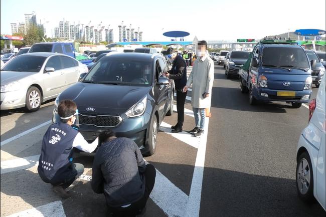 톨게이트 단속 등 합동단속 사진 (최근)